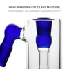 Reanice Mini Glass Bong Набор с животом Светящаяся Водопроводная труба Маленький кальян высота 20 см Вырезать 18,8 чаши