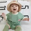 Body nati Neonati Crawl Into Children's Clothes Cute Toddler Baby Girl Tuta floreale Rompe 210515