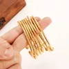 8 Oito PCs Bracelet inteiro pode abrir a moda Dubai Bangle Fina Jóias Amarelas Jóias de Ouro Mulheres África itens árabes Assemble47340831142392