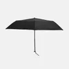 Sommar Super Light 125g Folding Paraply Regn Kvinnor Kvalitet Anti UV Utomhus Sun Pocket Mini Travel Sun Parasol