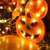 2 stks LED Halloween Bat Light String Solar Lights Bats Verlichtingssnaren Outdoor Halloweenday Christmas Party Decoration D2.0