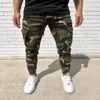 2021 Camo Pantaloni Cargo Uomini Tuta Tasche Da Jogging Pantaloni Della Tuta Sottile Fitness Moda Abbigliamento Sportivo Homme Streetwear Uomo