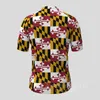 Maryland State Flag Mäns Cykling Jersey Andas Sommar Kortärmad Cykel Sportkläder Maillot Ciclismo G1130