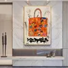 Moderne Graffiti-Taschenmalerei Minimalistisches Dekor Cuadros Poster Drucke Haus Raumdekoration Bilder Fotodruck Drop Shipping