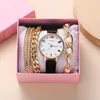 Polshorloges Fashion Ladies Casual diamant bezaaid kroonriem kwarts horloge