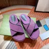 Kadın Ayakkabı Moda Plajı Kalın Alt Terlik Platformu Lady Sandals Deri Yüksek Topuk Terlik 10
