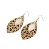 Nowa Moda Kobiety Plaża Boho Styl Drops Dropes Displeles Tassel Hook Leopard Kolczyki Biżuteria Szybka Wysyłka