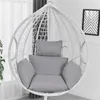 Camp Furniture Hanging Hammock Chair Swinging Garden Outdoor Soft Seat Cushion 220KG Dormitory Bedroom Back With Pillow