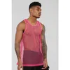 Uomo Estate Sexy Sheer Mesh Canotte Club See-through Fishnet Slim Fit Tank Vest Maschile Gym Muscle Tanks Top Tee Costumi