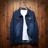 Casual Loose Men's Denim Jacket Classic Jeans Coat Large Asian Size M-8XL For 145kg Fat Guy Veste Grande Taille Pour Hommes