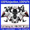 Injection Fairings For Aprilia RS-125 RS4 RSV 125 RS 125 RR 125RR RSV-125 12-16 12No.25 RSV125 RS125 Silver black R 2012 2013 2014 2015 2016 RSV125RR 12 13 14 15 16 OEM Bodys