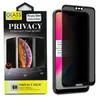 Black Edge Privacy Screen Ochraniacz do iPhone 12 Mini 11 Pro Xs Max XR SE2 Xiaomi 9H Twardość Szkło Hartowane Anti-Spy Ochronne Guard