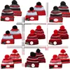 Cappucci del cranio invernale Calcio Baseball Cappelli a maglia 32 Team Sport Berryies Pom 1000+ stili