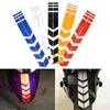 34*5.5cm Motorcycle Tape Reflective Stickers Wheel Car Decals On Fender Waterproof Warning Safety Film Decoration Free DHL