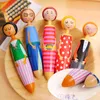 Cute Fun Cartoon Ballpoint Pens Originality Doll Pen Student Office Stationary Supplies Novelty RRA10388