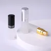 150 x 5ml Frosted Glass Perfume Bottle with Colorful Double Line Lid Fine Mist Spray Refillable Jar Wholesale