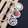 Esportes Metal Chaveiro Chaveiro Chaveiro Festa De Futebol Basquete De Basquete De Golfe Pingente Keyring Keyrings Acessórios de Carros Wll730