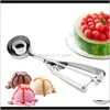 Cucchiai 4 Cm Acciaio Inossidabile Paletta Per Ghiaccio Impasto Disher Mash Muffin Cucchiaio Schiacciapatate W02Xr Ngge6