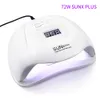 72W LED with 36 Pcs Leds UV For Gel Dryer Drying Nail Polish Lamp Auto Sensor Manicure Tools