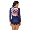 Bikinis Set Women Wetsuit Long Sleeve 2021 Surfing Baddräkter för sexig hög elasticitet Snorkling Jumpsuit Swimsuit#0228G30