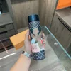 Designer Smart Thermose Bottle 500ml Vakuumkoppar Flaskor LED Digital Temperatur Display Rostfritt Stål Isolering Muggar Thermos