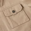 Męskie kurtki Kurtka Mężczyźni Jesień Zima Casual Znosić Czysty Kolor Zipper Oddychający Vintage Płaszcz Wojskowy Napapicjiri