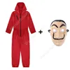 La Casa De Papel Salvador Dali Cosplay Costume Salvador Dali Cosplay Film Costume Masque S-2XL Halloween Cosplay Party Masques DHW10