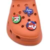 Vente en gros Texas Houston Croc Shoe Charms Pièces Accessoires Boucle Clog Boutons Épingles Bracelet Bracelet Décoration Enfants Adolescents Adultes Cadeaux De Fête