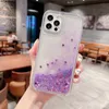 Fashion Quicksand Hard PC Cases Soft TPU for iPhone 14 Pro Max 13 12 Mini 11 XR XS X 8 7 6 5 Plus Stars Starry Bling Glitte9005596