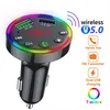 F9 Auto Bluetooth 5.0 FM-zender 3.1A 1A USB Fast Charger Wireless Handsfree Audio Receiver Kit Disk TF Card MP3-muziekspeler