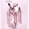 Derol Double Foundation Foundation Mascara Mascara étanche et mascara de curling dense imperméable et non furieux