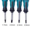 Handverktyg 4st SCREWRIVER SET BITS U Fork Typ Magnet Slitted Screw Driver Multifunktion Hemreparationsverktyg2534008