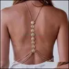Other Body Jewelry Fashion Sexy Bikini Waist Chain Harness Necklace Belly Necklaces For Women Jewellery An746 Drop Delivery 2021 Fyhvx