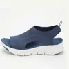Plus Size Women Shoes Verão 2021 Conforto Casual Sports Sandals Beach Wedge Platform Roman Y0721