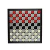 Dama Gioco Scacchiera Set Dama Magnetica di Alta Qualità Scacchiera Pieghevole 25*25 CM Scacchiera 40 Pezzi di Dama