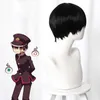 2020 mode anime toalettbunden jibaku shounen hanako-kun cosplay peruker hanako kun nene yashiro syntetisk hår peruk + wig cap y0913