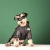 Warme Hundejacken The Dog Face Designer-Hundebekleidung Winter Dicke winddichte Haustierkleidung für kleine, mittelgroße und große Hunde Schnauzer Französische Bulldogge Schwarz 3XL A289