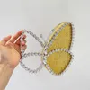 Вечерние сумки Fahion Rhinestone Butterfly Hand Bag Women 2021 Элегантный дизайнерский клатч с бриллиантами Кошелек Женская шикарная сумка для вечеринок