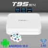 t95 mini android 10 os tv box allwinner h313 quad core 4k 1 gb 2 gb ram 8 gb 16 gb rom inteligente h.265