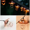 String Lights Marokkaanse Smeedijzeren Zonne-energie Fairy LED Licht Outdoor Tuin Yard Art Landscape Lighting Party bruiloft decoratie