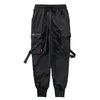 Pantaloni cargo Harajuku Autunno Hip Hop Mens Jogging Pantaloni tattici Harem Pantaloni sportivi Nastri Balck Pebcil Pantaloni Hombre