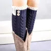 1 пара теплых трикотажных носков до колено женщин теплы ноги вязание на гетре Длинные легирующие Полаис Ренда Бота