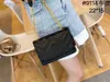 Moda Wave Pattern Satchel Bolso de hombro Bolsos de cadena Crossbody Monedero Lady Leather Classic Style Tote Bags248l