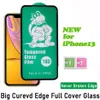 18D Airbag Soft Edge Full Glue Cover Tempered Glass Screen Protector For iPhone 14 13 12 Mini 11 Pro Max XS XR X 8 7 6 6S Plus SE Guard Film Protective 3D Curved Premium
