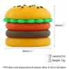 5ml silicone hamburger container Packing Bottles Nonstick Storage Box for Oil Wax Jar Dab