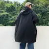 IEFB Trench Coat Stile coreano Oversize Abbigliamento da uomo Primavera con cappuccio Sciolto di media lunghezza Giacca a vento Sciolto Leggero Top Y3188 210524