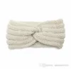 Bébé tricot bandeaux filles croix lier cravate crochet bandeau enfants princesse bandes de cheveux hiver enfants garder les cheveux au chaud accessoires2956287