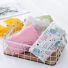 Newborn Swaddling Infant Wrap tkaniny Koc Drukowane Ręcznik kąpielowy Cartoon Wzór zwierzęcy Koce Spring and Summer Dwuwarstwowa Layer Layer Layer Spacerowicer Okładki WMQ758