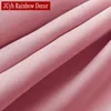 거실 침실 열 절연 두꺼운 창 커튼 트리트먼트 솔리드 컬러 커튼을위한 현대 핑크 블랙 아웃 커튼 90 % 211203