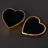 Metal Heart Shaped Jewelry Box Gift Wrap Valentine's Day Gifts Storage Ring Boxes Fashion Desktop Decoration